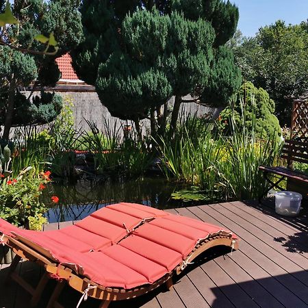 Ferienhaus mit mediterraner Terrasse Müllrose Exterior foto