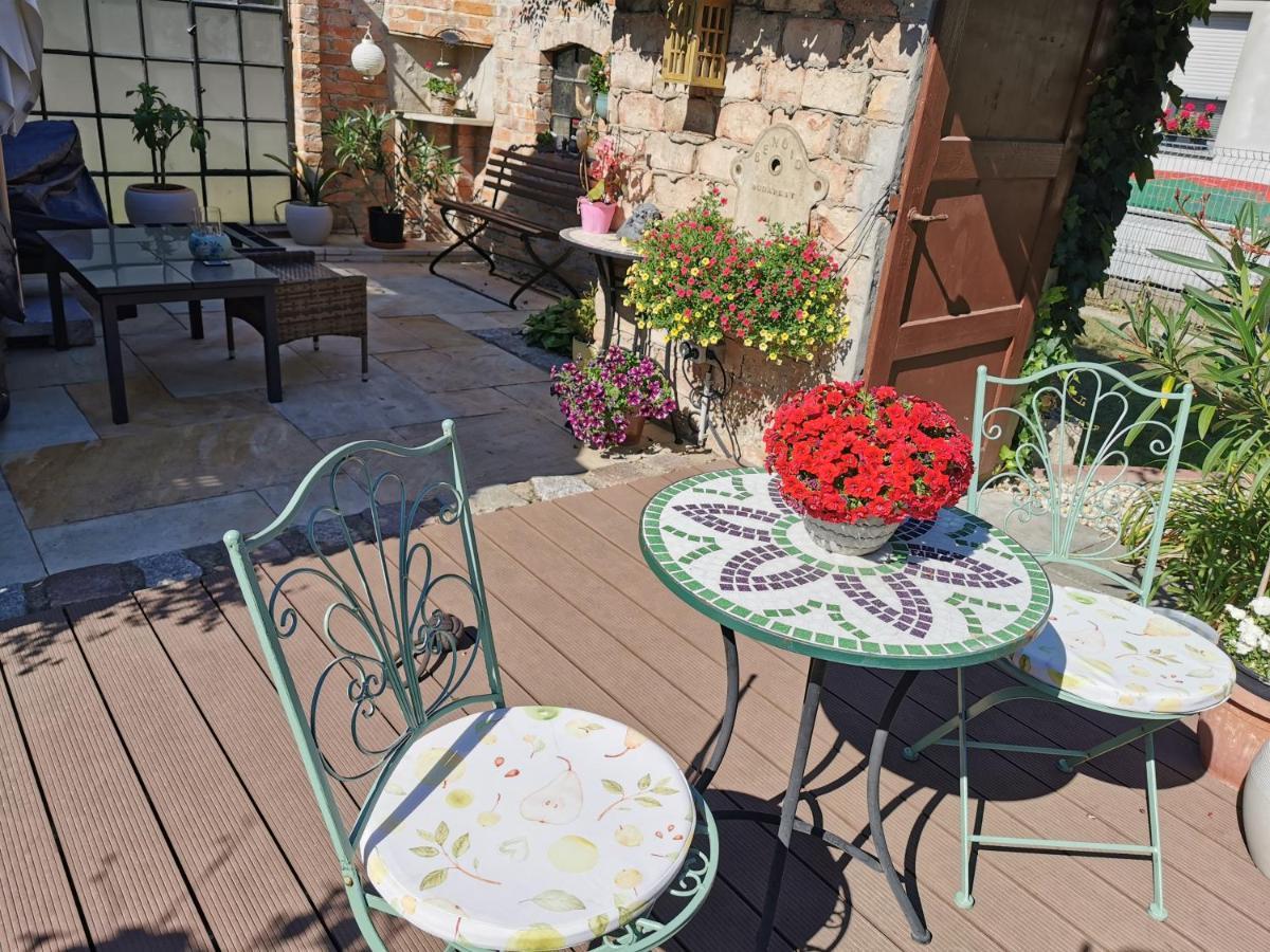 Ferienhaus mit mediterraner Terrasse Müllrose Exterior foto